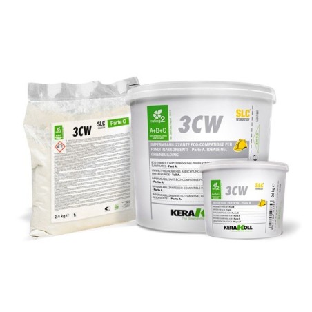 Sistema impermeabilización soportes no poroso Kerakoll 3CW