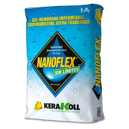 Mortero gel impermeable Nanoflex Sin Límites