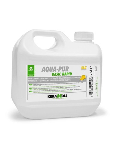 Aqua-Pur Basic Rapid - Barniz al agua para parquet