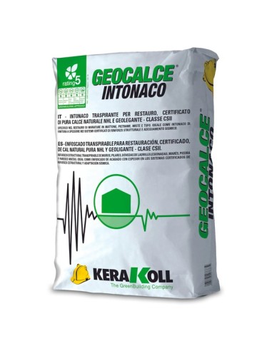 GeoCalce Intonaco - Enfoscado de cal natural pura