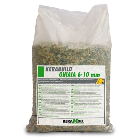 Árido para mortero y micro hormigón kerakoll Kerabuild Ghiaia