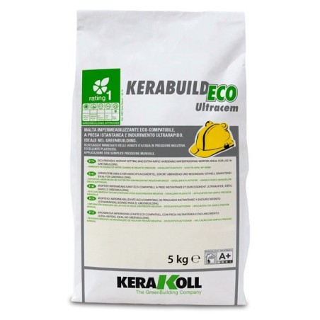 Mortero impermeable ultrarápido Kerabuild Eco Ultracem