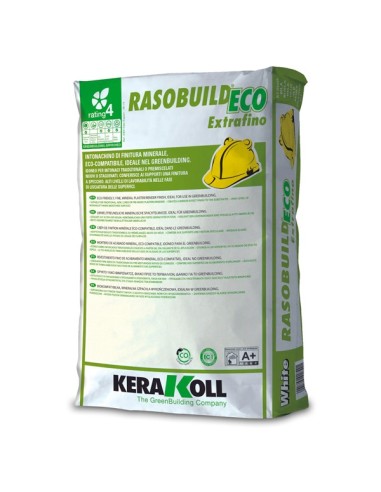 Rasobuild Eco Extrafino - Mortero de enlucido extra fino