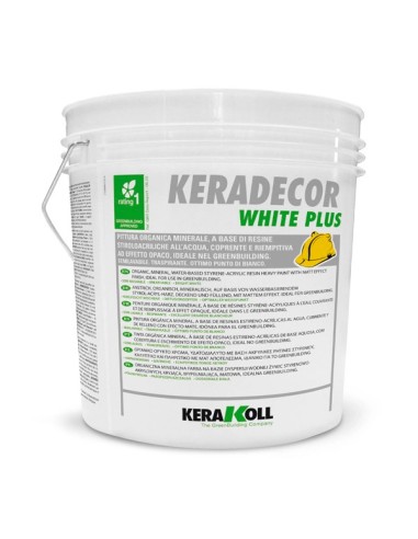 Keradecor White Plus - Pintura transpirable orgánica