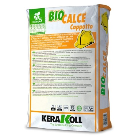 Mortero adhesivo de cal Biocalce Cappotto
