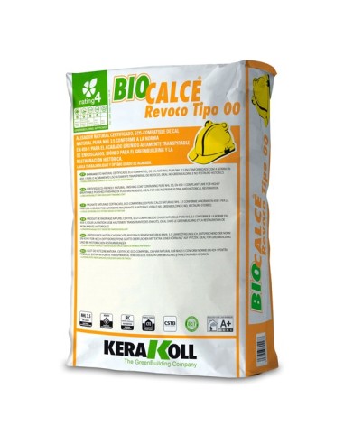 Biocalce Revoco Tipo 00 - Mortero de cal para bruñido