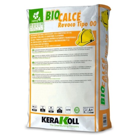 Mortero de cal para bruñido Biocalce Revoco Tipo 00