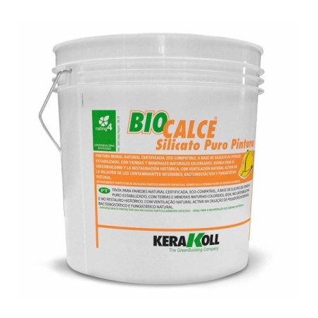 Pintura mural natural Biocalce Silicato Puro Pintura