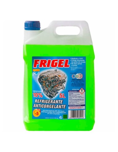 Refrigerante anticongelante para radiadores de vehículos