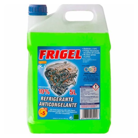 Refrigerante anticongelante para radiadores de vehículos