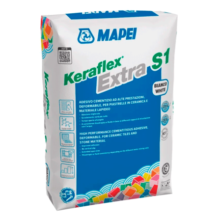 KERAFLEX EXTRA S1 GRIS - Adhesivo cementoso de altas prestaciones