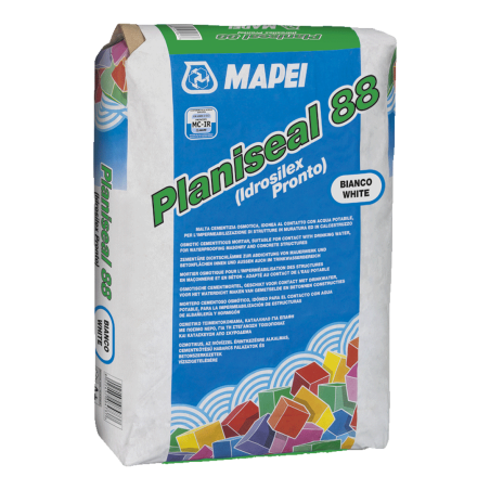 Mortero impermeabilizante cementoso PLANISEAL 88, agua potable