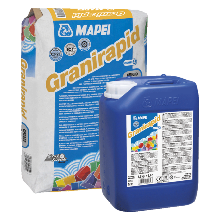 Mapei GRANIRAPID - Adhesivo cementoso bicomponente rápido