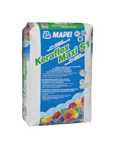 Adhesivo cementoso para gran formato Mapei KERAFLEX MAXI S1