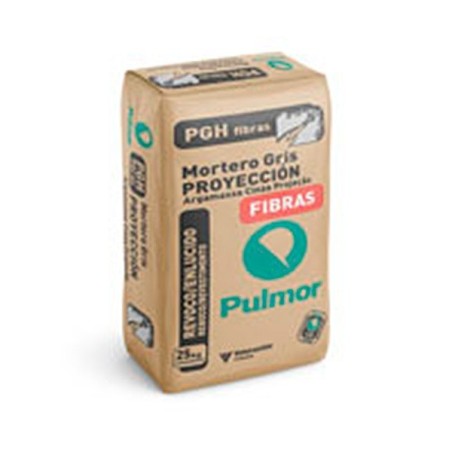 Pulmor PGH Fibras - Mortero de enlucido hidrófugo proyectable