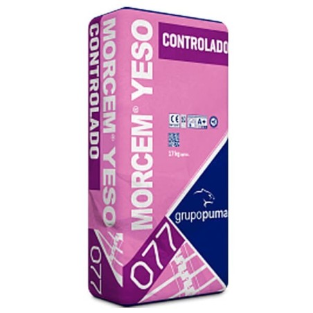 Morcem Yeso Controlado - Yeso manual fraguado lento