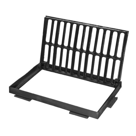 Rejilla de fundición dúctil 330x525 mm abatible Clase C-250