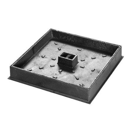 Tapas para arquetas en fundición dúctil rellenable B-125 peatonal