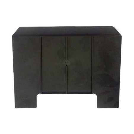 Placa sifón para arqueta prefabrirada de polipropileno de color negro