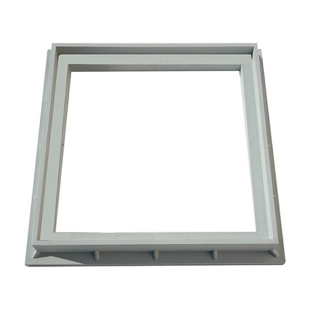 Marco para tapas de arquetas de polipropileno para aguas de lluvia