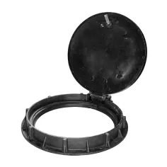 Tapas para arquetas en composite D-400 Ø 690 mm  articulada H 100 mm 2