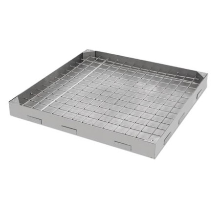 Tapas para arquetas estancas en acero inoxidable rellenable - Normal