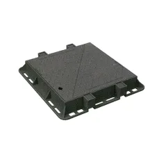 Tapas para arqueta ICT en fundición dúctil clase D-400 de 2 hojas 2