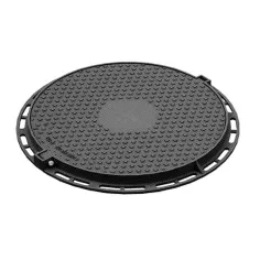 Tapa y marco diámetro 600 mm de fundición dúctil y resistencia B125