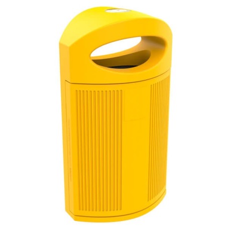 Papelera urbana de plástico polietileno modelo IBIZA varios colores