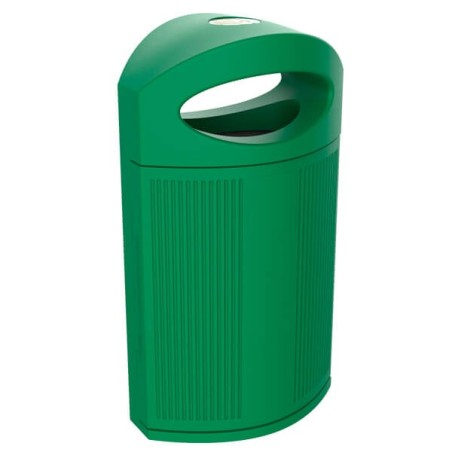 Papelera urbana de plástico polietileno modelo IBIZA varios colores