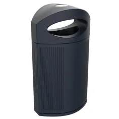 Papelera urbana de plástico polietileno modelo IBIZA varios colores 2