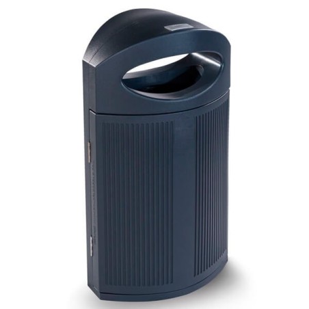 Papelera urbana de plástico polietileno modelo IBIZA varios colores