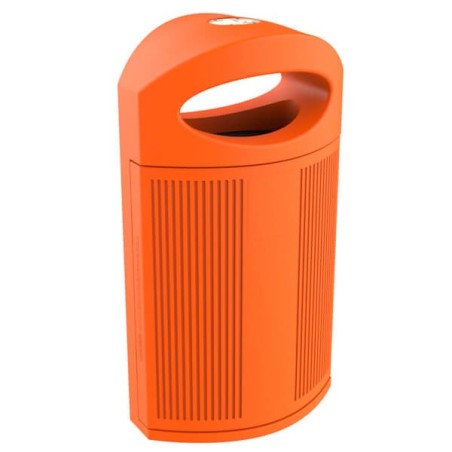 Papelera urbana de plástico polietileno modelo IBIZA varios colores