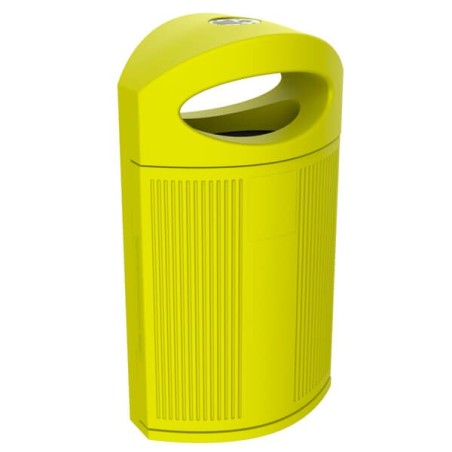 Papelera urbana de plástico polietileno modelo IBIZA varios colores