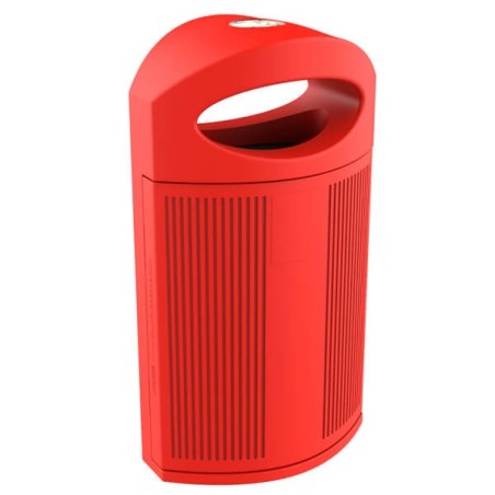 Papelera urbana de plástico polietileno modelo IBIZA varios colores