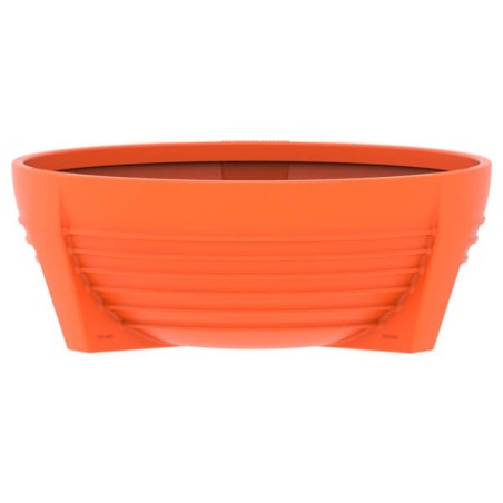 Jardinera urbana de polietileno modelo Futura - Naranja