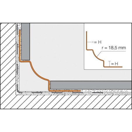 DILEX-EHK - ángulo interno 90