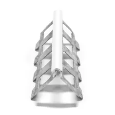 Perfil esquinero fachada galvanizado borde blanco paquete  de 37.5 m 2