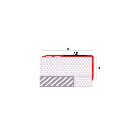 Peldaños para escalera con cinta antideslizante color amarillo/negro Novopeldaño Safety