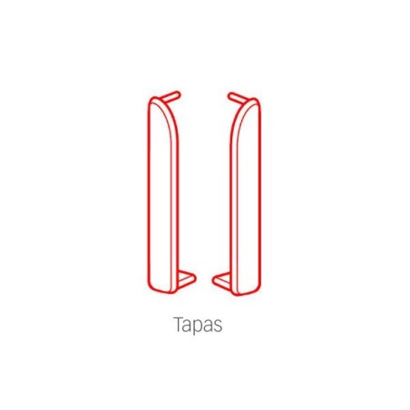 Novorodapie Inox - Tapa rodapié inoxidable
