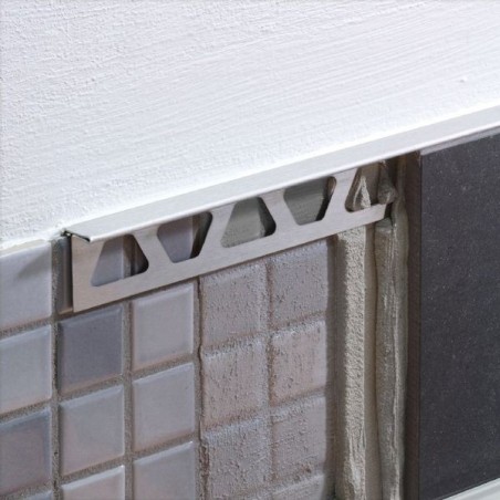 SCHIENE-STEP-EB - Cantonera en acero inoxidable para encimera -Croquis