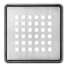 KERDI-DRAIN 3 - Rejilla sumidero de acero inoxidable de 10x10 cm