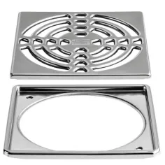 Rejilla inoxidable de 15x15 cm para sumidero modelo KERDI-DRAIN-R