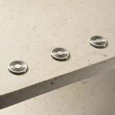 Botón podotáctil de acero inoxidable extraplano Stairtec SWR