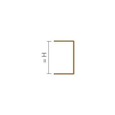 KERDI-BOARD-ZB - Perfil  de acero inoxidable en forma de U con triple perforación