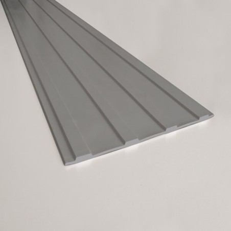 Franja podotáctil autoadhesiva de poliuretano con 3 nervios