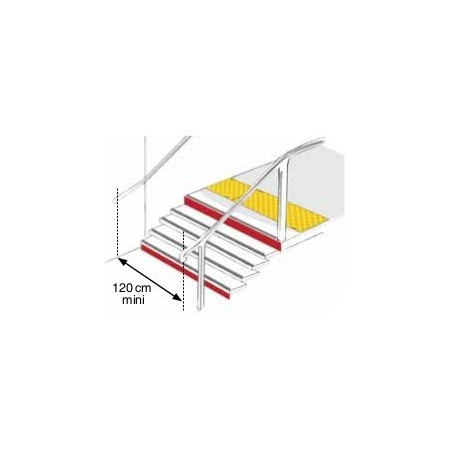 Dinalert DV10 TPU large - Placa podotáctil interior adhesiva
