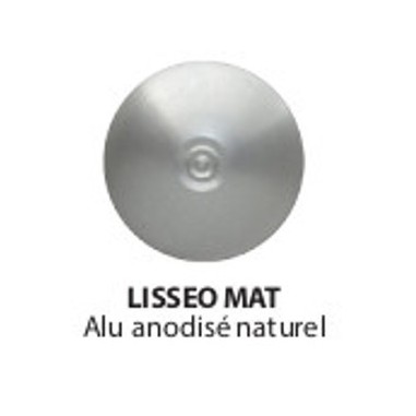 Dinaplot Aluminio - Botón podotáctil sobrepuesto con adhesivo