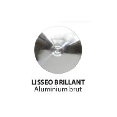 Dinaplot Aluminio - Botón podotáctil sobrepuesto con adhesivo