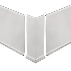 DESIGNBASE-SL-E - Ángulo externo 90º para rodapie inox